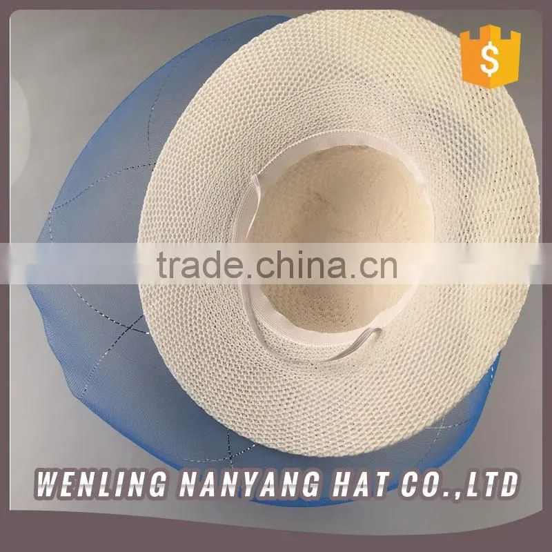 Womwn Hats to Deorate Ladies Elegant White Hats Cehap Straw Hat