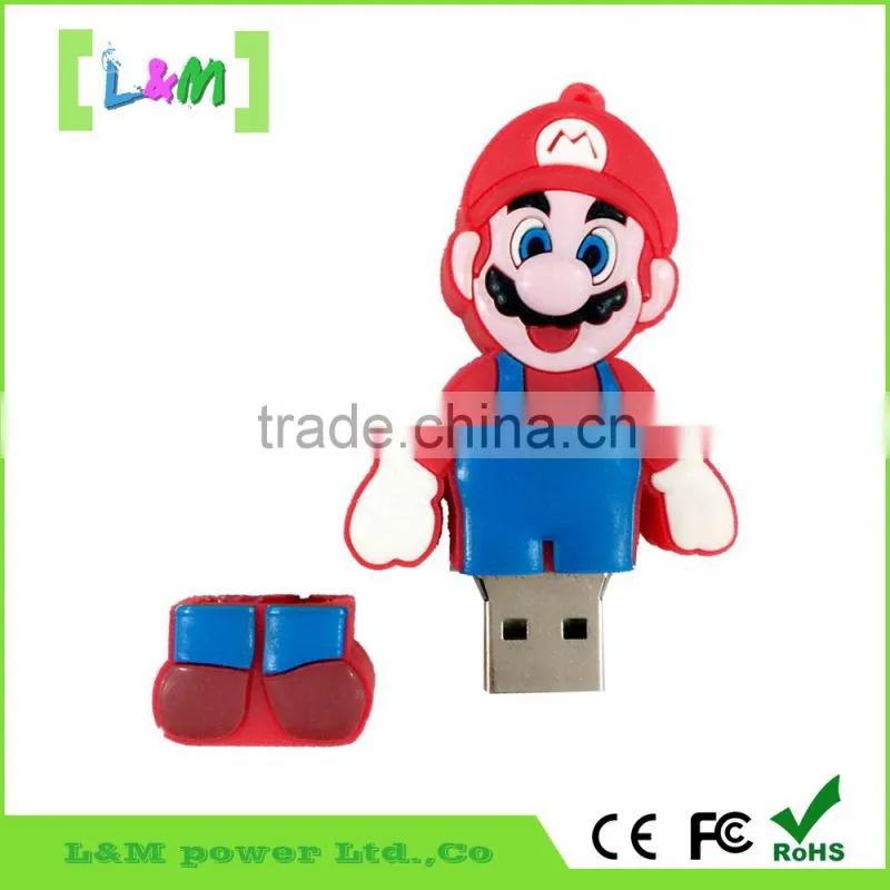 bulk promotional 2gb 4gb 8gb PVC usb flash drive with customized logo design