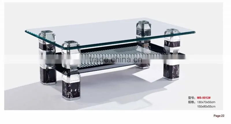 popular glass top coffee table