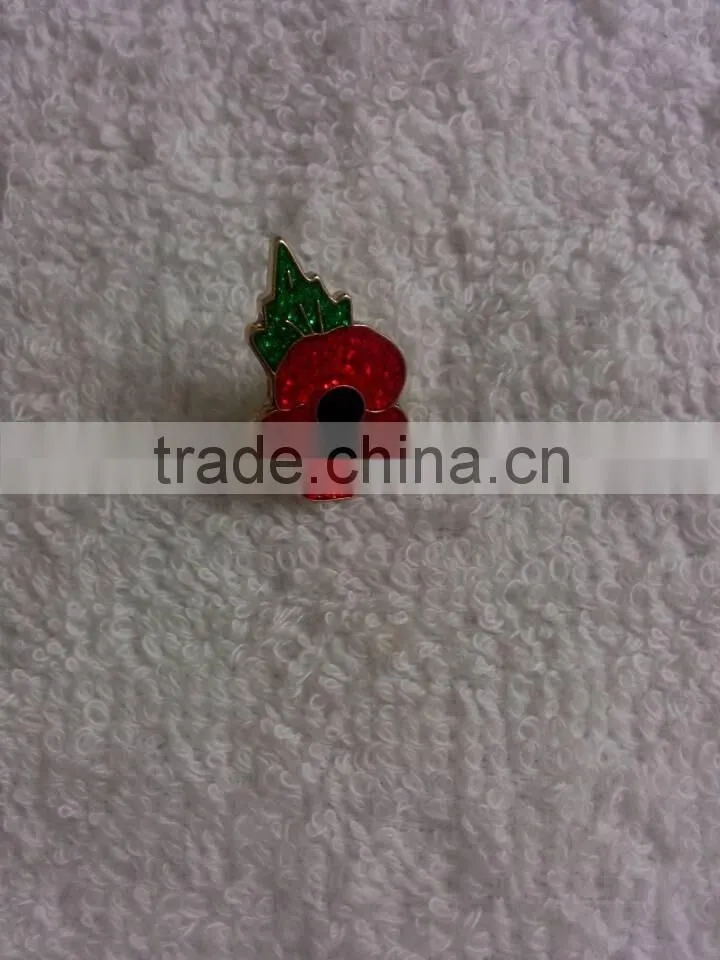souvenir lapel pins / poppy for lapel pins