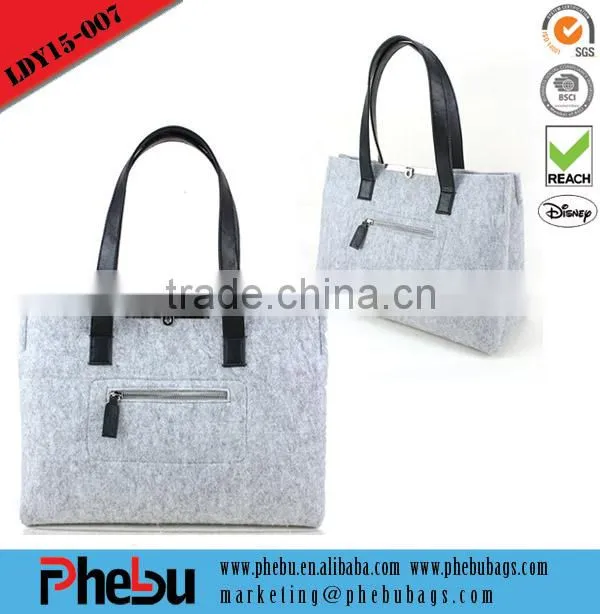 Fashion Washable kraft paper shopping tote bag(KPB16-007)