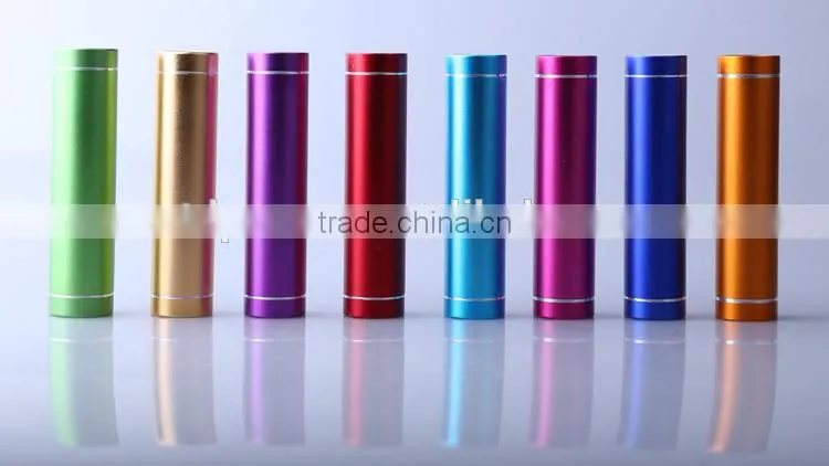 Best promotional gift power bank Cheapest 2600mAh Cylinder Shaped Power Bank Mini portable mobile power