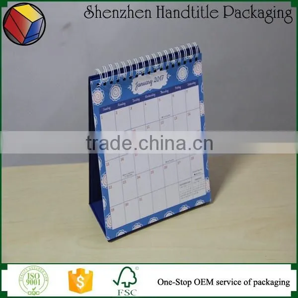 2017 new year paper islamic table desk advent hijri calendar factory