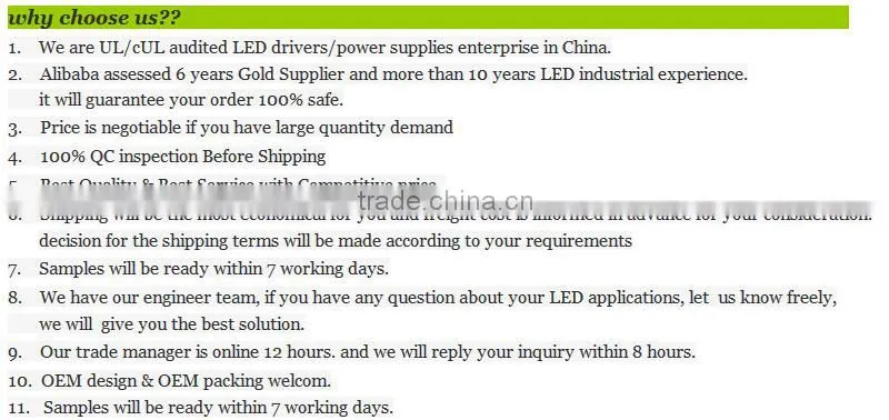 constant voltage transformer 127v DC 36V 100w IP67