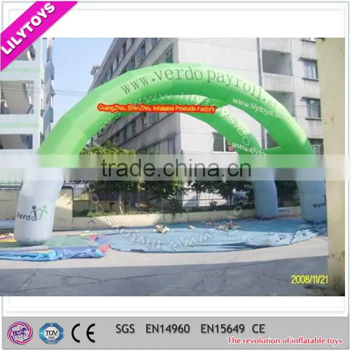 2015 double inflatable arch for marathon ,Inflatable Advertising Arch for promotion