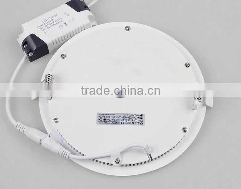 Hot sales ultra thin square/round recessed round led panel lights