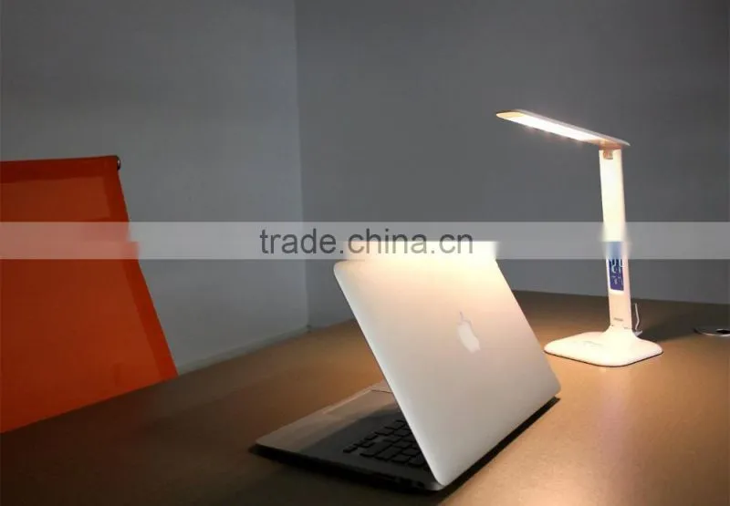 Modern Desk Lamp Dimmable Reading Light with Temperatures, 3 Color Mode,5-Level Dimmer