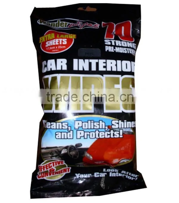 Large Pack Auto Interior Cleaning Wet Wipes Car Care Wet Towel