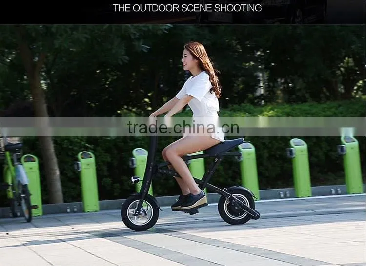 36V 8AH lithium battery mini folding electric bike with 36V 250W motor