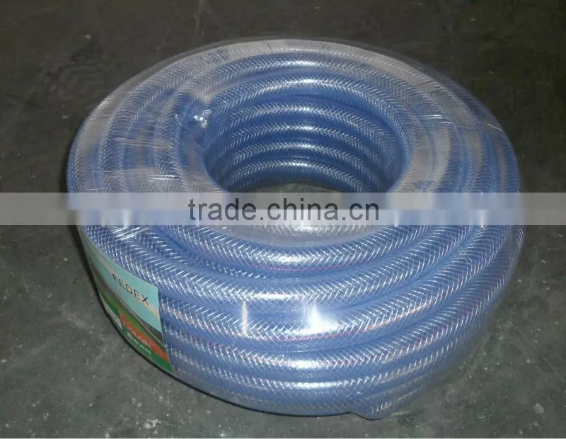 3/8'' all size PVC water hose clear fiber reinforced plastic hose