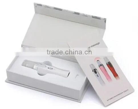 2016 Latest! Skin rejuvenation Ultrasonic massager eye beauty equipment led device Ultrasonic handheld beauty device