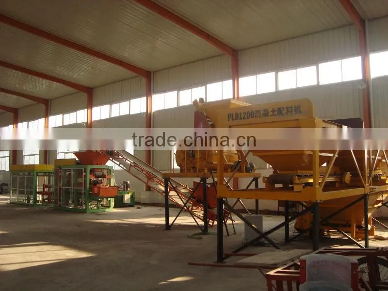 2 Silos Concrete Batching Machine PLD800