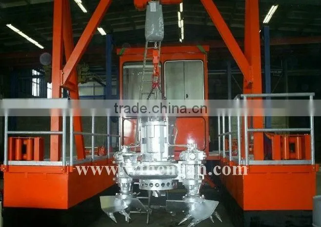 excavating gold dredger