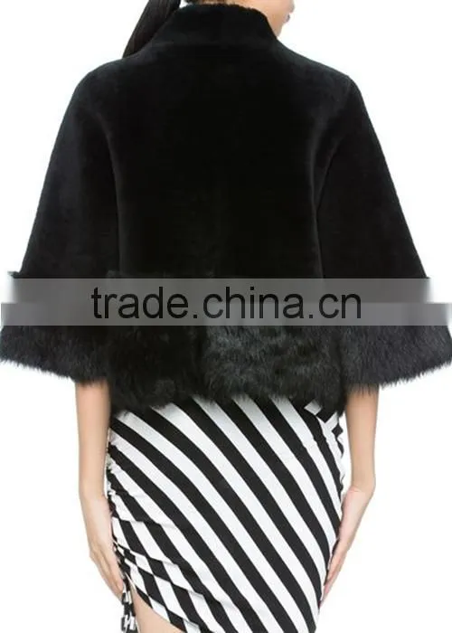 Fashion top quality 100% sheepskin jacket//merino/toscany