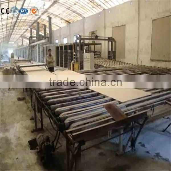 Latest gypsum board machinery