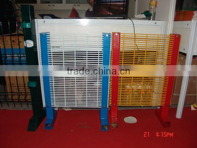 powder coated anti-climb prison 358 fencing/high security panel fence/voltage coated 358 anti- climb welded security fence