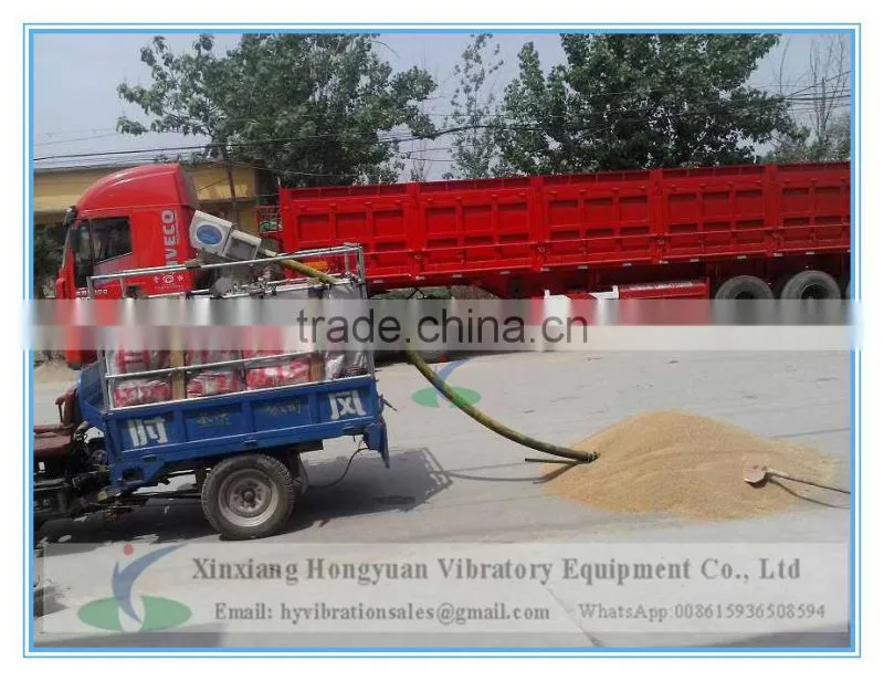 Factory direct sale bulk corn loading to truck grain suction machine