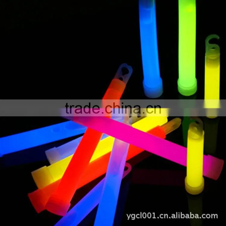 6" Emergency Fluorescnt Light High Intensity Glow Stick for Outdoor