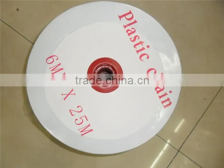 Low Price to Sell colorful all kinds of Durable plastic long link chain
