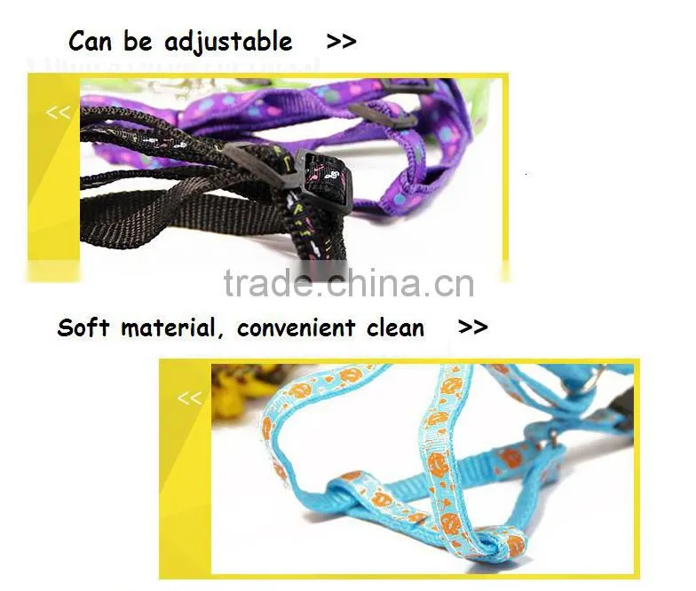 Best quality pet products dog harness with pearl pendant