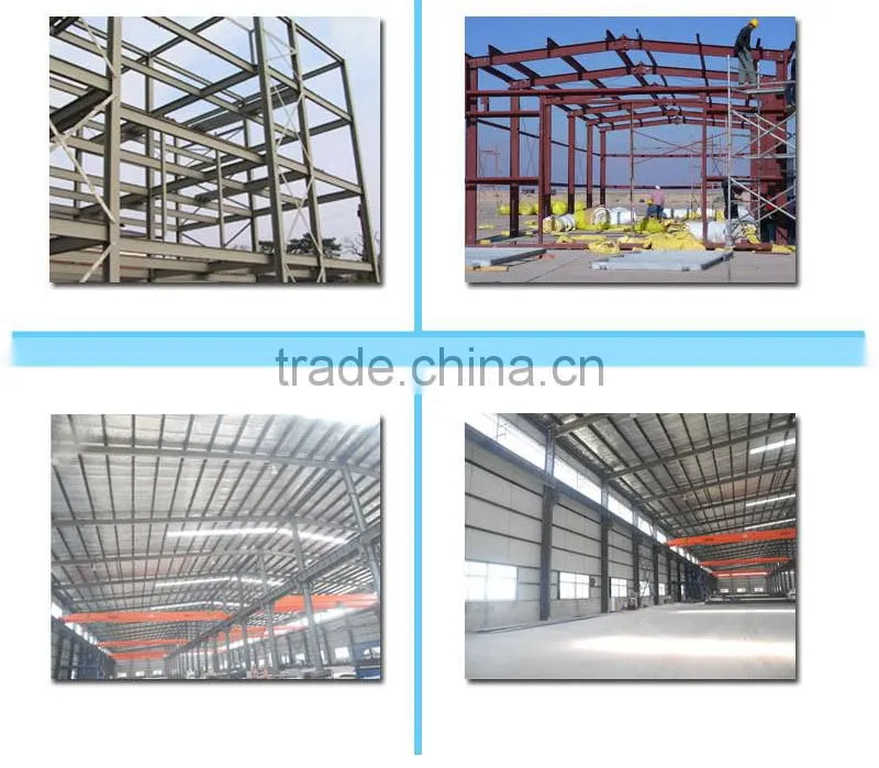 light construction design steel structure warehouse