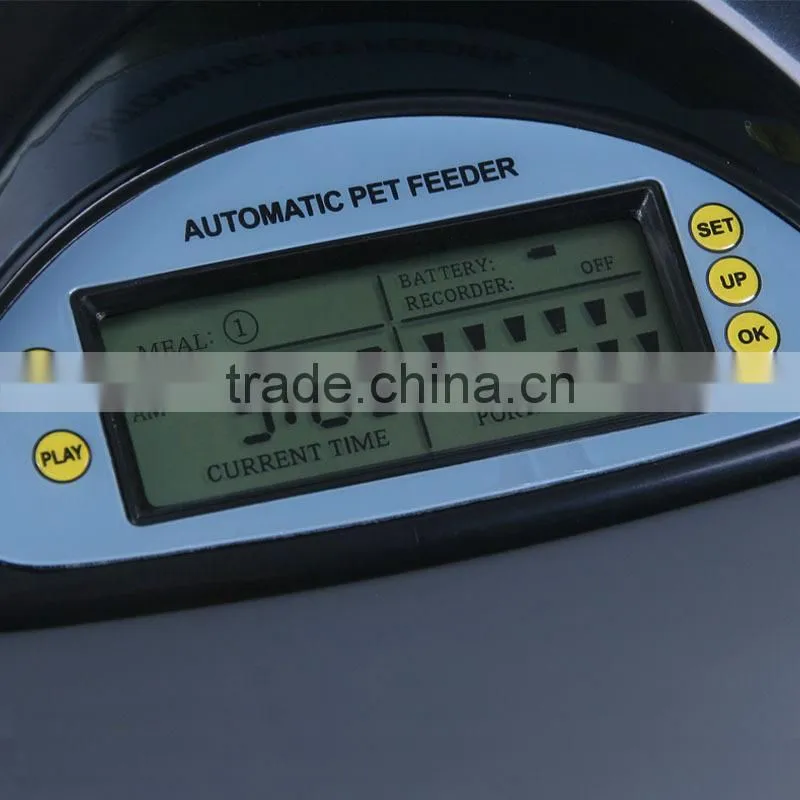 Petwant timer LCD automatic Food feeder large food bowl