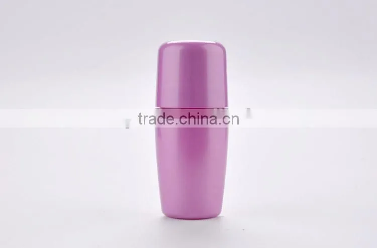 Hot sale Cosmetic Package Colorful 75ml Plastic perfume Roll On Bottle