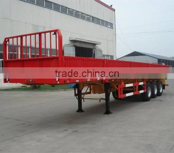 Sino truck Tri-Axle side wall semi trailer cargo trailer utility trailer for sale