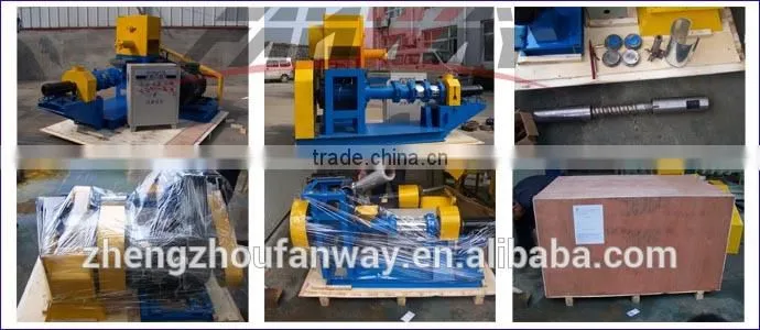 Factory price small poultry equipment with single screw extruder