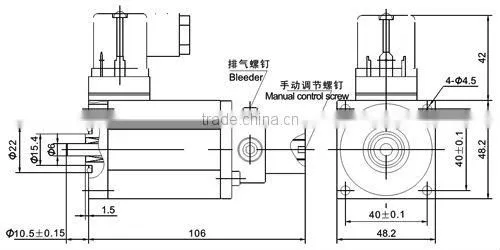 GV40-4-AT series hydraulic proportional solenoid valve