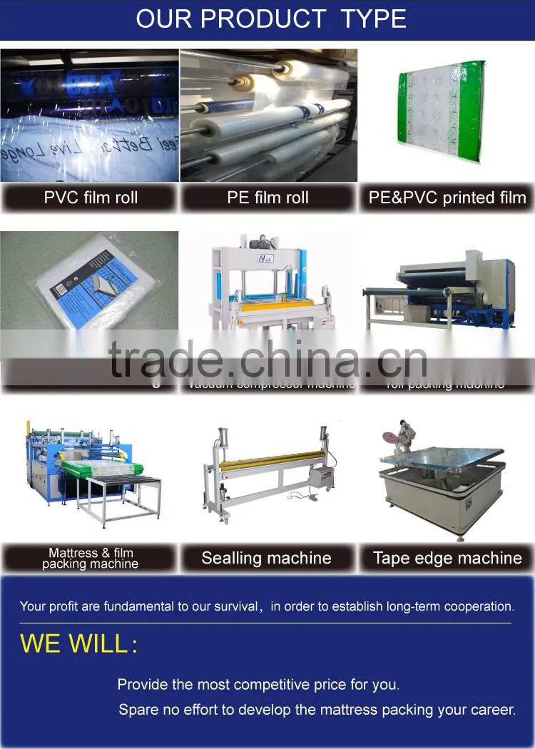 big size pe points off bags for mattress packing