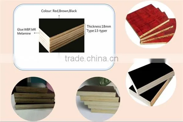 Poplar Core, WBP Glue, malaysia commercial plywood Chinese waterproof plywood