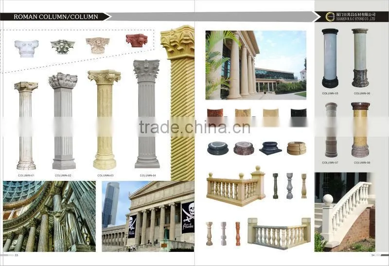 Natural stone column, granite column, marble column