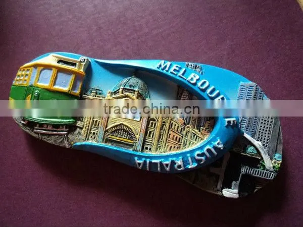 Travel souvenir fridge magnet