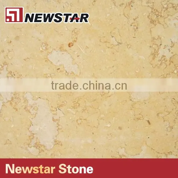 French pattern marble bright golden jerusalem limestone tiles floor