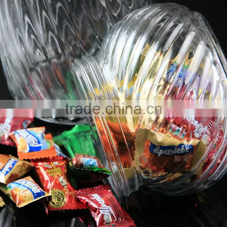 Factory selling Keep candy or other food top selling wedding favors candy jar
