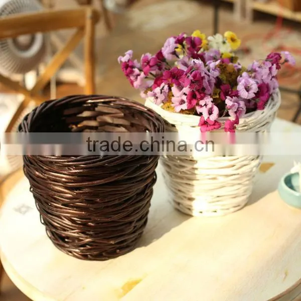 New style christmas small wicker gift baskets