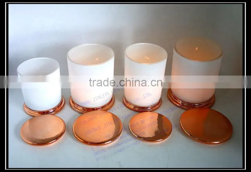2017 candle factory filling glass candle container