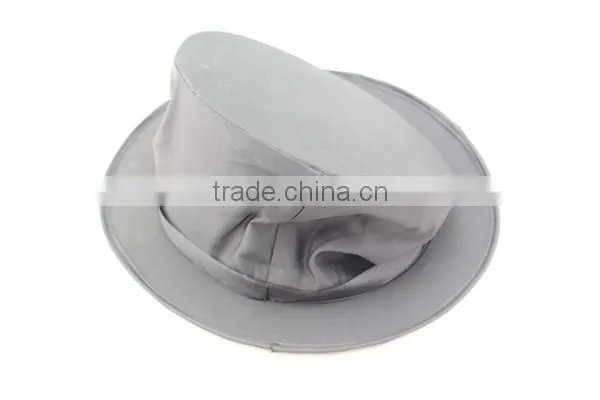 Fashion party black magician hat foldable top cap