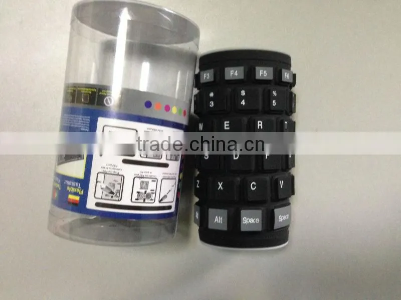 2015 Top Sale New Flexible Silicon Keyboard with Excellent Touch Feeling