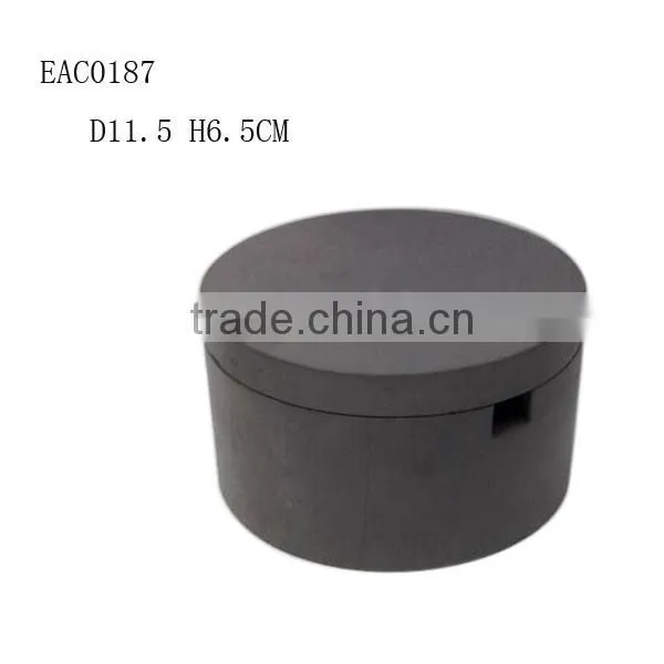 Concrete or cement salt and pepper cellar/box/bowl