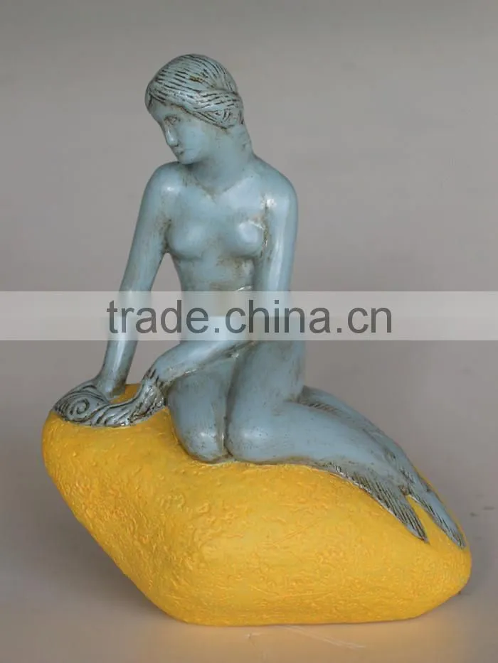 Polystone resin Denmark the little mermaid replica model