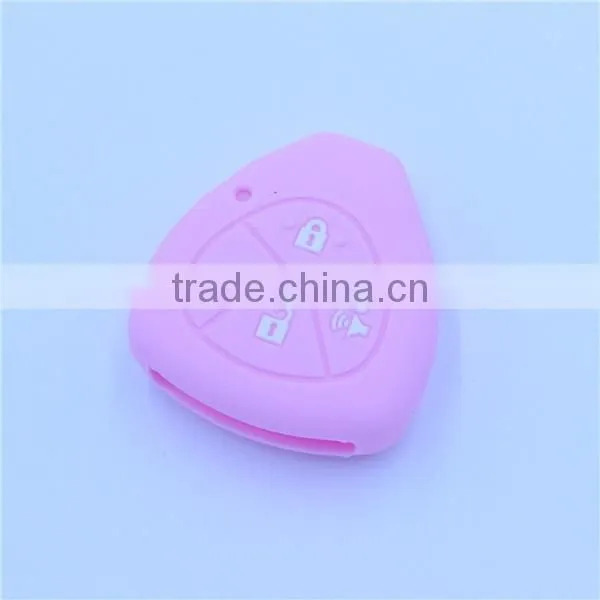 for TOYOTA RAV4 Yaris Venza Camry Remote Key 3 BTN silicone key jackets