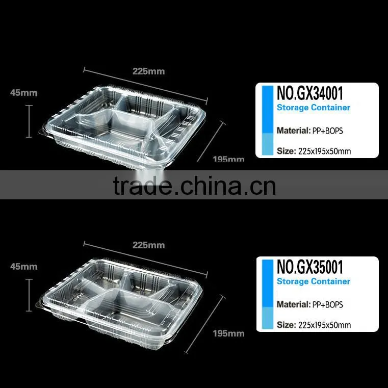 custom pp blister products food plate,disposable square plate,color square plate