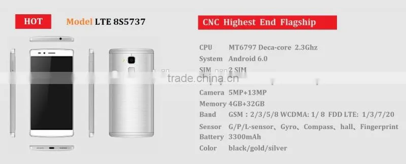 LTE8S5737 5.5" high end cheap deca-core mobile phone