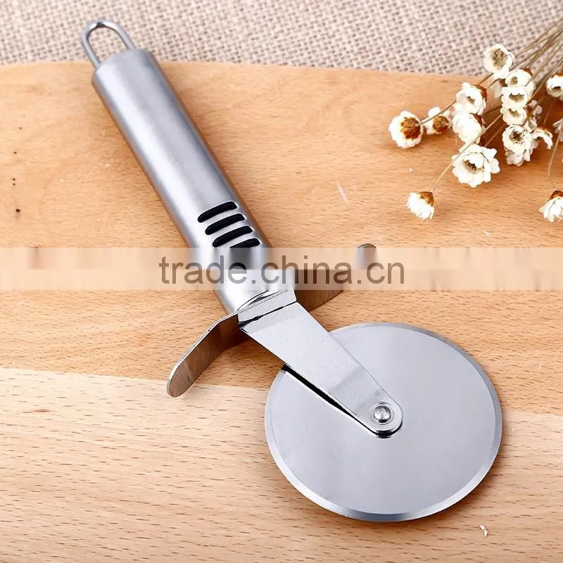 High quality hot sale full stainless steel material round shape pizza cutter