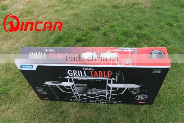 Portable Grill BBQ Table Baoli boards camping table from Ningbo Wincar