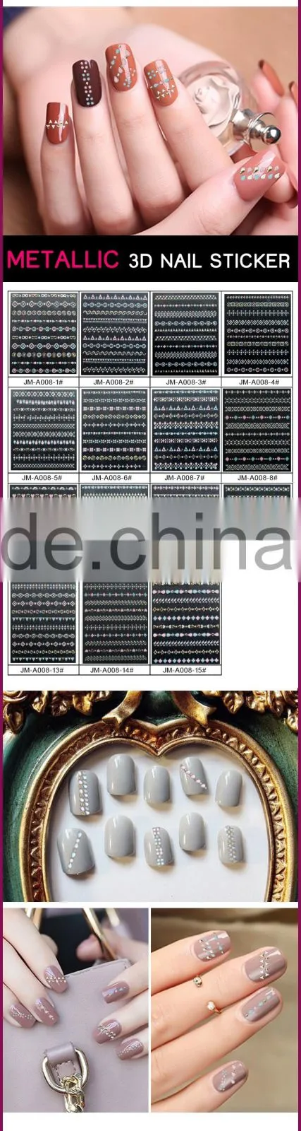 New Air New Fashion 3D art Nail Sticker,Eco-friendly Nail Sticker