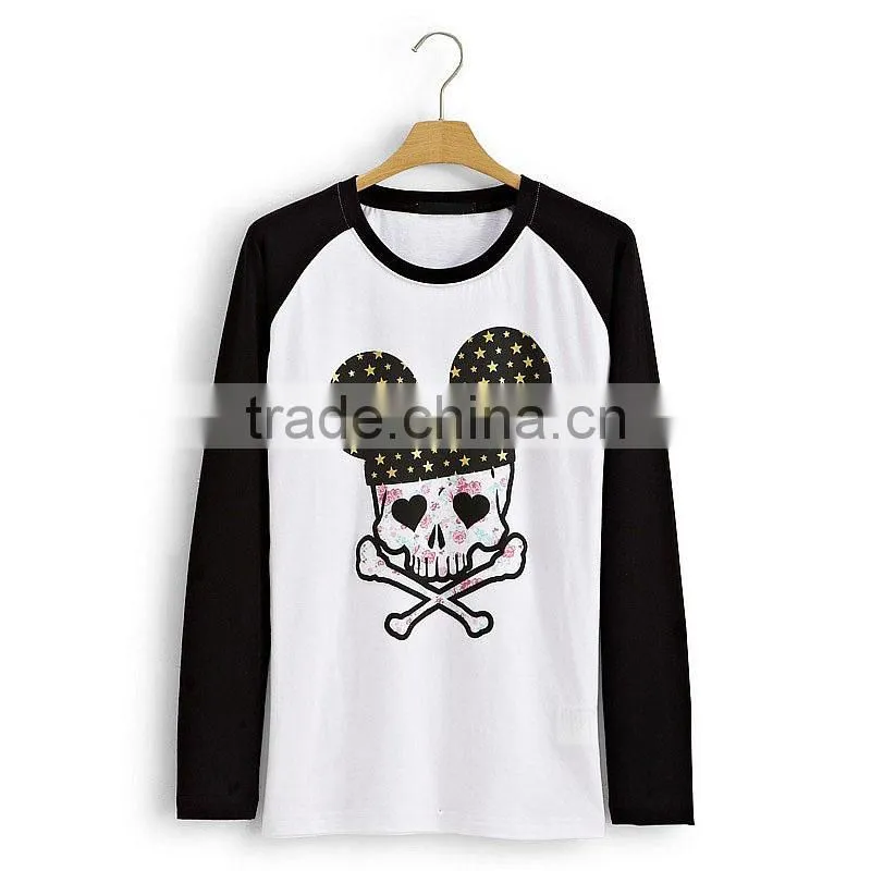 Women custom printing tshirts cotton with your own logo
