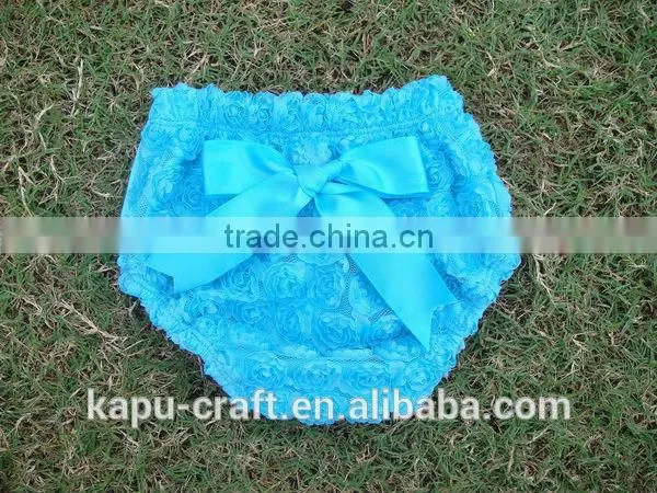 Hot Sale Boutique Chiffon 100% cotton baby ruffle bloomers